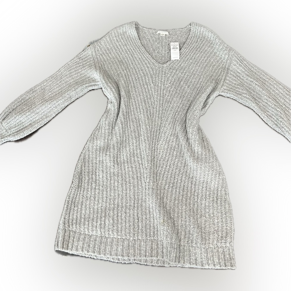 NWT light gray American Eagle sweater dress. Size M. - Picture 6 of 7